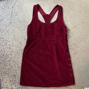 American Eagle Corduroy Overall Dress